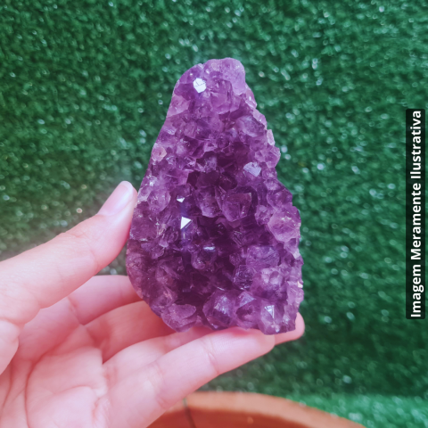 Drusa Ametista Polida do Uruguai - 300grs - Unidade